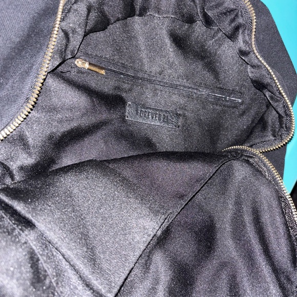 Forever 21 Black Backpack with Slogan - Picture 2 of 2